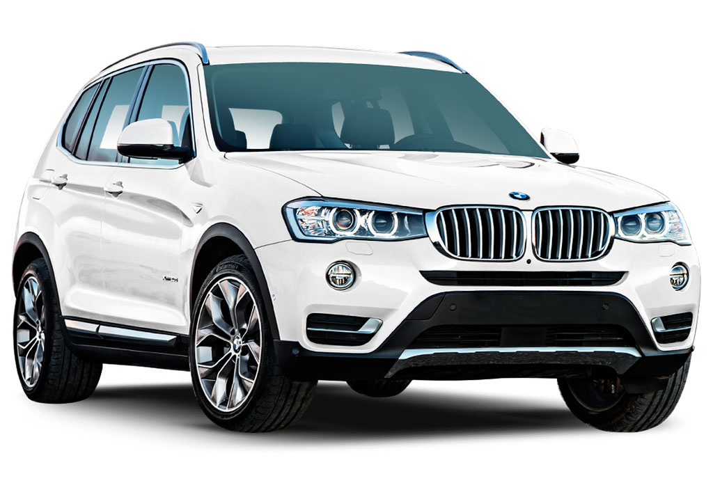 Weißer BMW-SUV in Puerto de la Cruz geparkt.