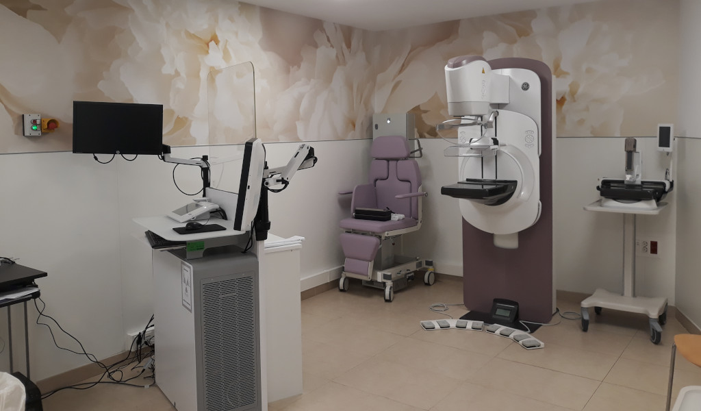 Mammographie-Geräte in einer Klinik auf Teneriffa.