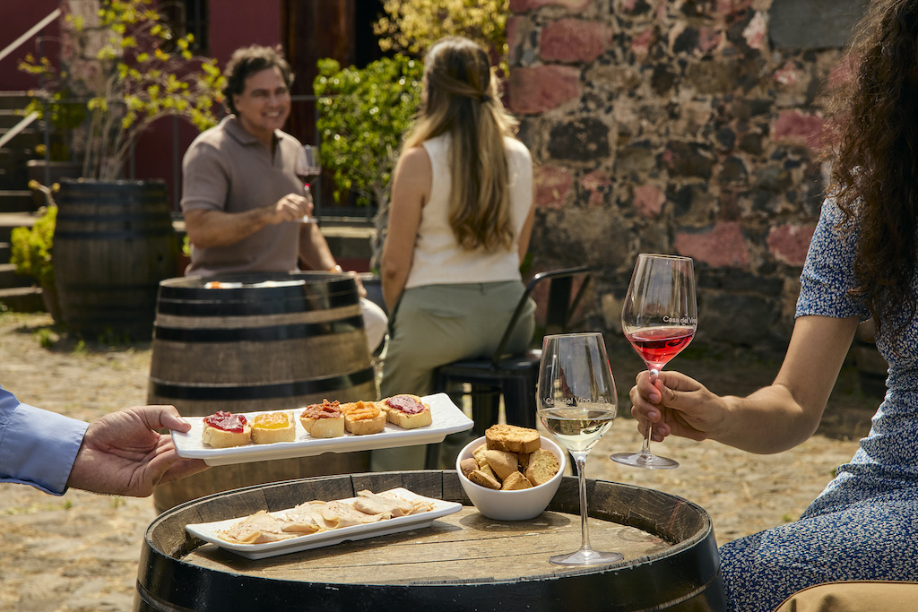 Tapas- und Weinverkostung im Casa del Vino, Teneriffa.
