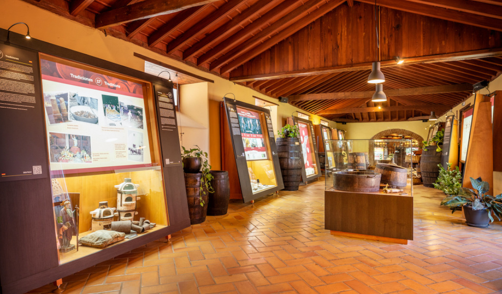 Ausstellungen lokaler Traditionen im Museum in La Orotava, Teneriffa.