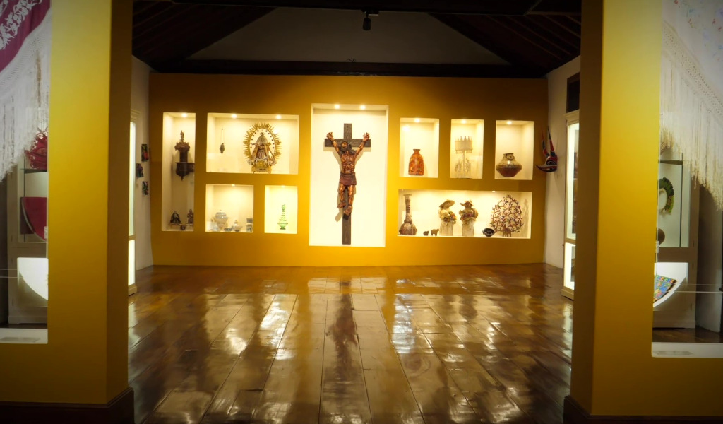 Ausstellung religiöser Kunst im Museum von Icod de los Vinos, Teneriffa.