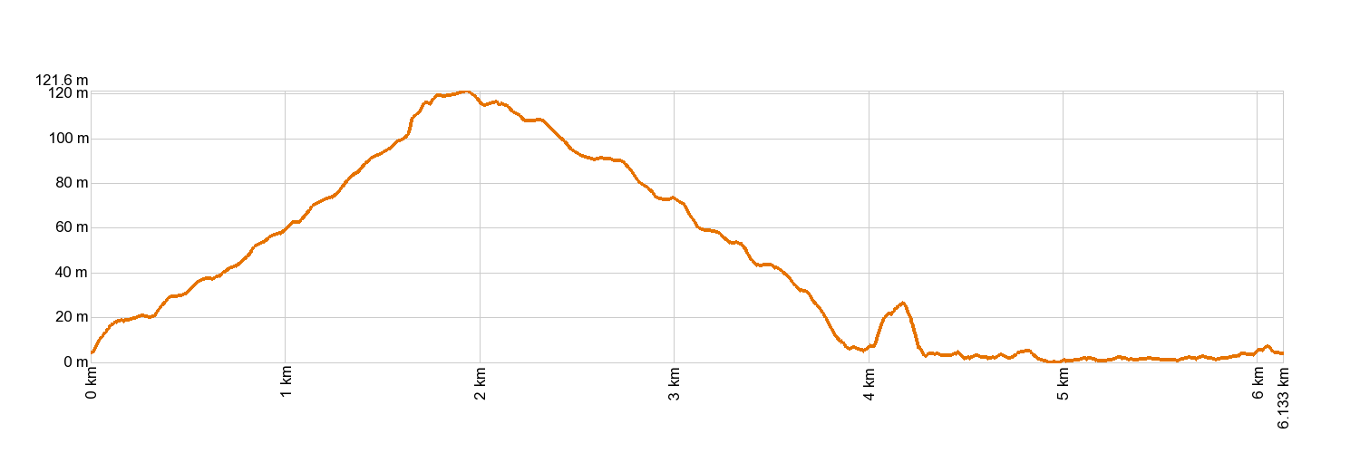 Altimetría Malpaís de Güímar 1